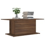 vidaXL Măsuță de cafea, stejar maro, 102x55,5x40 cm, lemn prelucrat vidaXL Măsuță de cafea, stejar maro, 102x55,5x40 cm, lemn prelucrat