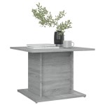 vidaXL Măsuță de cafea, gri sonoma, 55,5x55,5x40 cm, lemn prelucrat vidaXL Măsuță de cafea, gri sonoma, 55,5x55,5x40 cm, lemn prelucrat