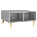 vidaXL Masă de cafea, gri sonoma, 60x60x30 cm, lemn prelucrat