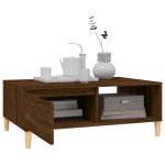 vidaXL Masă de cafea, stejar maro, 90x60x35 cm, lemn compozit