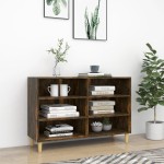 vidaXL Servantă, stejar fumuriu, 103,5x35x70 cm, lemn compozit vidaXL Servantă, stejar fumuriu, 103,5x35x70 cm, lemn compozit