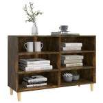 vidaXL Servantă, stejar fumuriu, 103,5x35x70 cm, lemn compozit vidaXL Servantă, stejar fumuriu, 103,5x35x70 cm, lemn compozit
