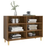vidaXL Servantă, stejar maro, 103,5x35x70 cm, lemn compozit vidaXL Servantă, stejar maro, 103,5x35x70 cm, lemn compozit