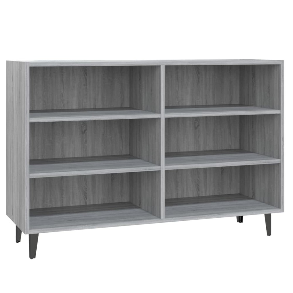 vidaXL Servantă, gri sonoma, 103,5x35x70 cm, lemn compozit