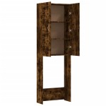 vidaXL Dulap mașină de spălat, stejar fumuriu, 64x25,5x190 cm vidaXL Dulap mașină de spălat, stejar fumuriu, 64x25,5x190 cm