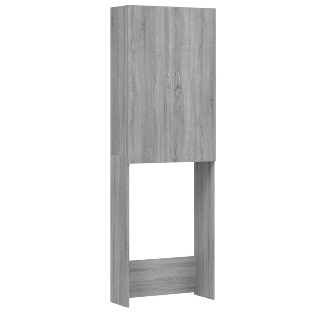 vidaXL Dulap mașină de spălat, gri sonoma, 64x25,5x190 cm