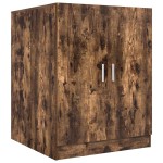 vidaXL Dulap mașină de spălat, stejar fumuriu, 71x71,5x91,5 cm vidaXL Dulap mașină de spălat, stejar fumuriu, 71x71,5x91,5 cm