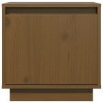 vidaXL Noptiere, 2 buc, maro miere, 40x30x40 cm, lemn masiv de pin