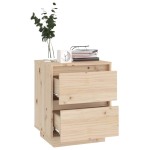 vidaXL Noptiere, 2 buc., 40x35x50 cm, lemn masiv de pin vidaXL Noptiere, 2 buc., 40x35x50 cm, lemn masiv de pin