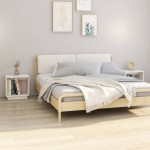 vidaXL Noptiere, alb, 2 buc., 40x30x40 cm, lemn masiv de pin vidaXL Noptiere, alb, 2 buc., 40x30x40 cm, lemn masiv de pin