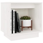 vidaXL Noptiere, alb, 2 buc., 40x30x40 cm, lemn masiv de pin vidaXL Noptiere, alb, 2 buc., 40x30x40 cm, lemn masiv de pin