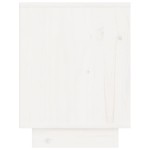 vidaXL Noptiere, alb, 2 buc., 40x30x40 cm, lemn masiv de pin vidaXL Noptiere, alb, 2 buc., 40x30x40 cm, lemn masiv de pin