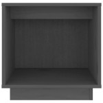 vidaXL Noptiere, 2 buc., gri, 40x30x40 cm, lemn masiv de pin vidaXL Noptiere, 2 buc., gri, 40x30x40 cm, lemn masiv de pin
