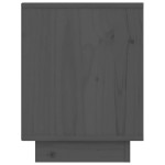 vidaXL Noptiere, 2 buc., gri, 40x30x40 cm, lemn masiv de pin vidaXL Noptiere, 2 buc., gri, 40x30x40 cm, lemn masiv de pin