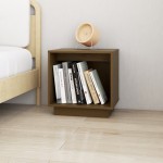 vidaXL Noptiere, 2 buc, maro miere, 40x30x40 cm, lemn masiv de pin