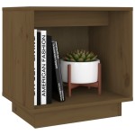 vidaXL Noptiere, 2 buc, maro miere, 40x30x40 cm, lemn masiv de pin