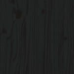 vidaXL Noptiere, 2 buc., negru, 40x30x40 cm, lemn masiv de pin