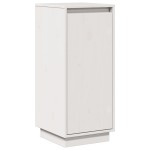 vidaXL Servantă, alb, 31,5x34x75 cm, lemn masiv de pin vidaXL Servantă, alb, 31,5x34x75 cm, lemn masiv de pin