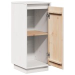 vidaXL Servantă, alb, 31,5x34x75 cm, lemn masiv de pin vidaXL Servantă, alb, 31,5x34x75 cm, lemn masiv de pin
