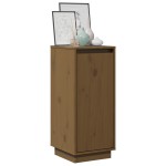 vidaXL Servante, 2 buc., maro miere, 31,5x34x75 cm, lemn masiv de pin