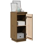 vidaXL Servante, 2 buc., maro miere, 31,5x34x75 cm, lemn masiv de pin