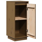 vidaXL Servante, 2 buc., maro miere, 31,5x34x75 cm, lemn masiv de pin