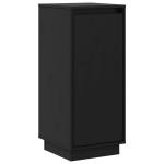 vidaXL Servante, 2 buc., negru, 31,5x34x75 cm, lemn masiv de pin vidaXL Servante, 2 buc., negru, 31,5x34x75 cm, lemn masiv de pin