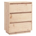 vidaXL Dulap, 60x34x75 cm, lemn masiv de pin vidaXL Dulap, 60x34x75 cm, lemn masiv de pin