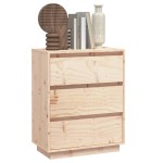 vidaXL Dulap, 60x34x75 cm, lemn masiv de pin vidaXL Dulap, 60x34x75 cm, lemn masiv de pin