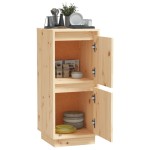 vidaXL Servantă, 31,5x34x75 cm, lemn masiv de pin vidaXL Servantă, 31,5x34x75 cm, lemn masiv de pin