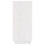 vidaXL Servante, 2 buc., alb, 31,5x34x75 cm, lemn masiv de pin