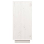 vidaXL Servantă, alb, 60x34x75 cm, lemn masiv de pin