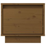 vidaXL Noptieră, maro miere, 35x34x32 cm, lemn masiv de pin