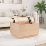 vidaXL Măsuță de cafea, 60x50x35 cm, lemn masiv de pin vidaXL Măsuță de cafea, 60x50x35 cm, lemn masiv de pin
