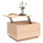 vidaXL Măsuță de cafea, 60x50x35 cm, lemn masiv de pin vidaXL Măsuță de cafea, 60x50x35 cm, lemn masiv de pin