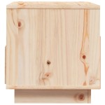 vidaXL Comodă TV, 60x35x37 cm, lemn masiv de pin