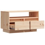 vidaXL Comodă TV, 60x35x37 cm, lemn masiv de pin