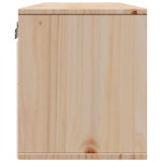vidaXL Dulapuri de perete, 2 buc., 45x30x35 cm, lemn masiv de pin