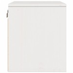 vidaXL Dulap de perete, alb, 45x30x35 cm, lemn masiv de pin