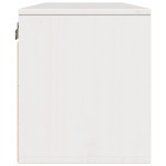 vidaXL Dulapuri de perete, 2 buc., alb, 45x30x35 cm, lemn masiv de pin