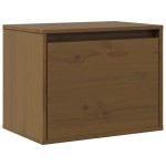vidaXL Dulap de perete, maro miere, 45x30x35 cm, lemn masiv de pin vidaXL Dulap de perete, maro miere, 45x30x35 cm, lemn masiv de pin