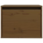 vidaXL Dulap de perete, maro miere, 45x30x35 cm, lemn masiv de pin vidaXL Dulap de perete, maro miere, 45x30x35 cm, lemn masiv de pin