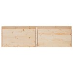 vidaXL Dulapuri de perete, 2 buc., 60x30x35 cm, lemn masiv de pin