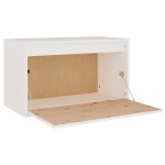 vidaXL Dulap de perete, alb, 60x30x35 cm, lemn masiv de pin vidaXL Dulap de perete, alb, 60x30x35 cm, lemn masiv de pin