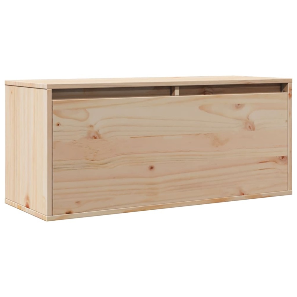 vidaXL Dulap de perete, 80x30x35 cm, lemn masiv de pin