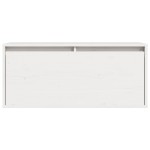vidaXL Dulap de perete, alb, 80x30x35 cm, lemn masiv de pin vidaXL Dulap de perete, alb, 80x30x35 cm, lemn masiv de pin