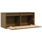 vidaXL Dulap de perete, maro miere, 80x30x35 cm, lemn masiv de pin vidaXL Dulap de perete, maro miere, 80x30x35 cm, lemn masiv de pin