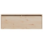 vidaXL Dulap de perete, 100x30x35 cm, lemn masiv de pin