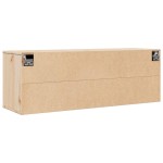 vidaXL Dulap de perete, 100x30x35 cm, lemn masiv de pin