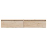 vidaXL Dulapuri de perete 2 buc.,100x30x35 cm, lemn masiv de pin